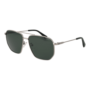 Polaroid Pilotenbrille Sonnenbrille PLD 4141/G/S/X 596LBUC in Silber – 45° Seitenansicht