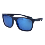 Polaroid Quadrat Sonnenbrille PLD 2141/S 56VGL5X in Blau – 45° Seitenansicht