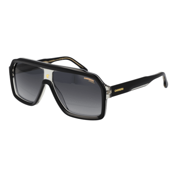 Carrera Quadrat Sonnenbrille CARRERA 1053/S 6008A9O in Schwarz – 45° Seitenansicht