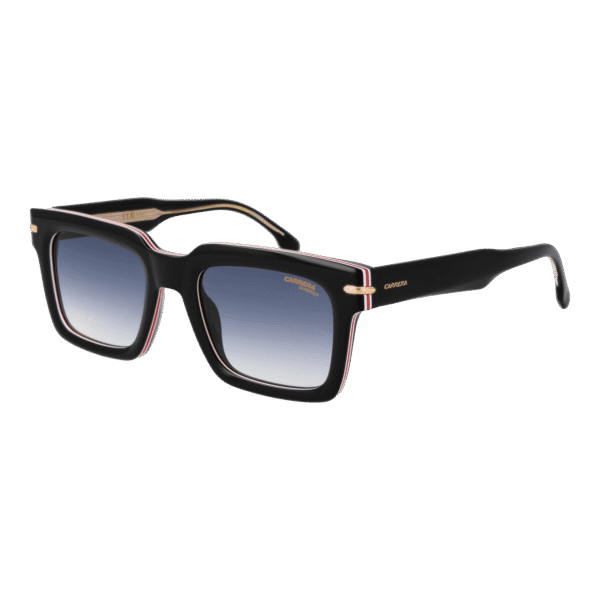Carrera Sonnenbrille CARRERA 316/S 52M4P08 – 45° Seitenansicht Carrera Rechteck Sonnenbrille CARRERA 316/S 52M4P08 in Schwarz – 45° Seitenansicht