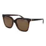 Polaroid Quadrat Sonnenbrille PLD 4155/S/X 55086SP in Braun – 45° Seitenansicht