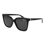 Polaroid Quadrat Sonnenbrille PLD 4155/S/X 55807M9 in Schwarz – 45° Seitenansicht