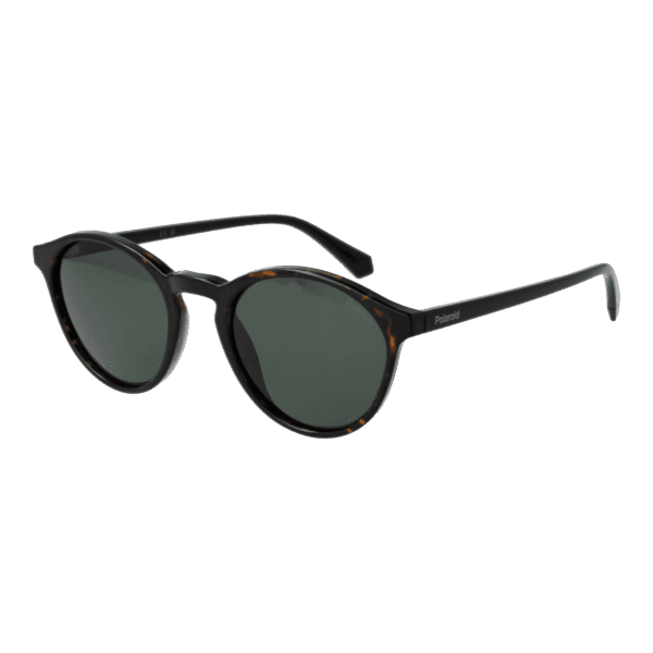 Polaroid Rund Sonnenbrille PLD 4153/S 50086UC in Braun – 45° Seitenansicht