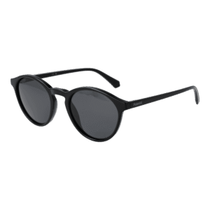Polaroid Panto Sonnenbrille PLD 4153/S 50807M9 in Schwarz – 45° Seitenansicht