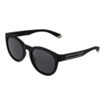 Polaroid Panto Sonnenbrille PLD 2150/S 5208AM9 in Schwarz – 45° Seitenansicht