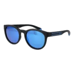 Polaroid Panto Sonnenbrille PLD 2150/S 52OY45X in Schwarz – 45° Seitenansicht