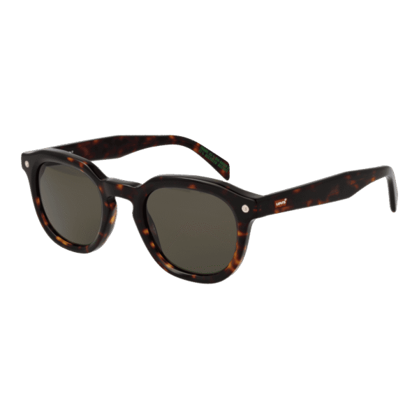 Levi's Rund Sonnenbrille LV 5052/S 48086IR in Braun – 45° Seitenansicht