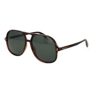 Polaroid Pilotenbrille Sonnenbrille PLD 6217/S 57086UC in Braun – 45° Seitenansicht
