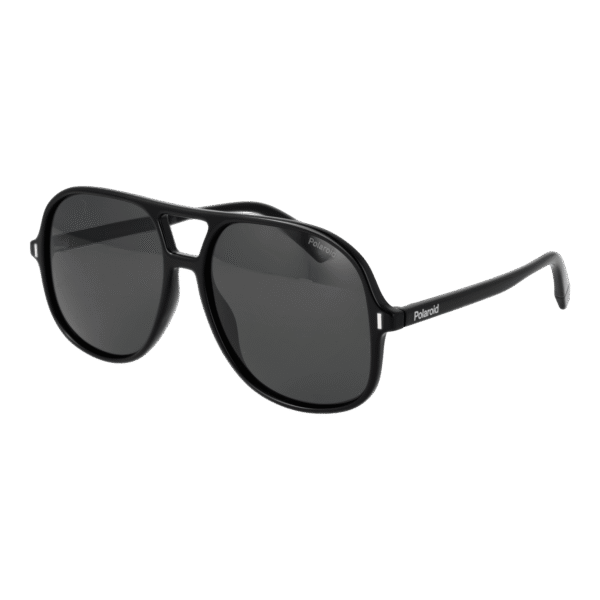 Polaroid Pilotenbrille Sonnenbrille PLD 6217/S 57807M9 in Schwarz – 45° Seitenansicht