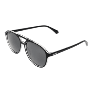 Polaroid Pilotenbrille Sonnenbrille PLD 4162/S 567C5M9 in Schwarz – 45° Seitenansicht