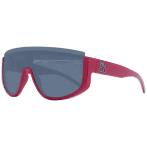 Hugo Monoscheibe Sonnenbrille HG 1283/S 99C9AIR in Rot – 45° Seitenansicht