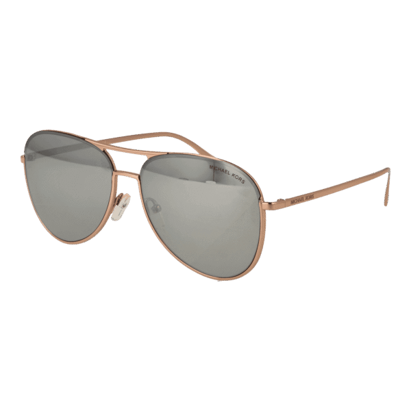 Michael Kors Pilotenbrille Sonnenbrille 0MK1089 5911086G in Rosé Gold – 45° Seitenansicht