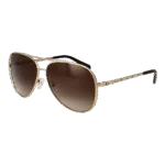 Michael Kors Pilotenbrille Sonnenbrille 0MK1101B 60101413 in Gold – 45° Seitenansicht