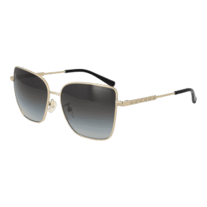 Michael Kors Trapez Sonnenbrille 0MK1108 5710148G in Gold – 45° Seitenansicht