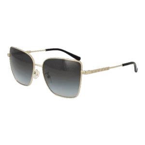 Michael Kors Trapez Sonnenbrille 0MK1108 5710148G in Gold – 45° Seitenansicht