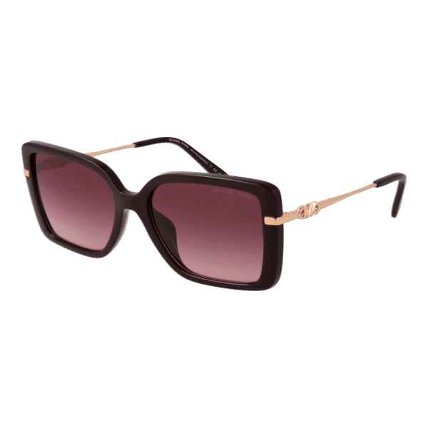 Michael Kors Quadrat Sonnenbrille 0MK2174U 5533448H in Lila – 45° Seitenansicht