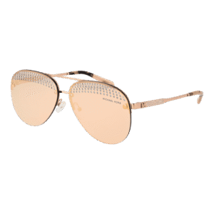 Michael Kors Pilotenbrille Sonnenbrille 0MK1135B 5911084Z in Rosé Gold – 45° Seitenansicht