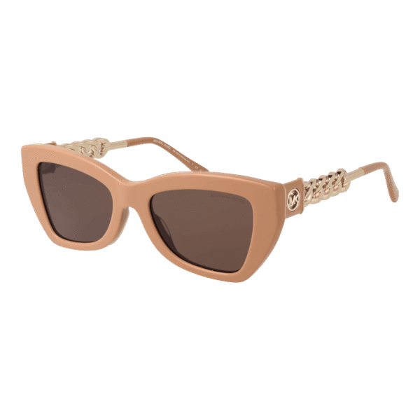 Michael Kors Geometric Sonnenbrille 0MK2205 52395473 in Braun – 45° Seitenansicht
