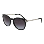 Michael Kors Rund Sonnenbrille 0MK2023 53316311 in Schwarz – 45° Seitenansicht