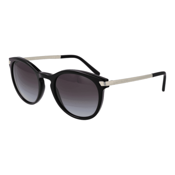 Michael Kors Rund Sonnenbrille 0MK2023 53316311 in Schwarz – 45° Seitenansicht