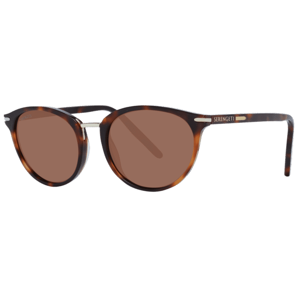 Serengeti Oval Sonnenbrille 8844 54 in Braun – 45° Seitenansicht