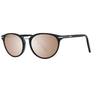 Serengeti Rund Sonnenbrille 8846 54 in Schwarz – 45° Seitenansicht