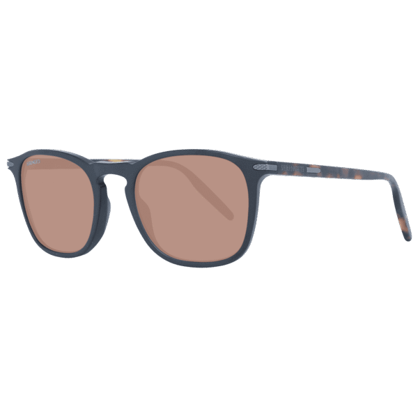 Serengeti Quadrat Sonnenbrille 8854-AU 51 in Schwarz – 45° Seitenansicht