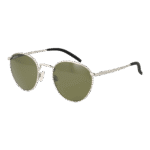 Serengeti Rund Sonnenbrille 8927 Hamel in Silber – 45° Seitenansicht