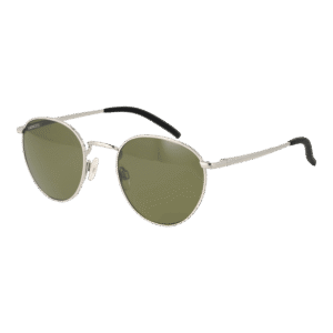 Serengeti Rund Sonnenbrille 8927 Hamel in Silber – 45° Seitenansicht