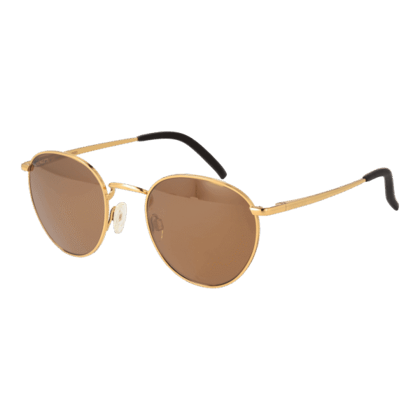 Serengeti Rund Sonnenbrille 8929 Hamel in Gold – 45° Seitenansicht