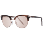Serengeti Rund Sonnenbrille 8941 50 in Braun – 45° Seitenansicht