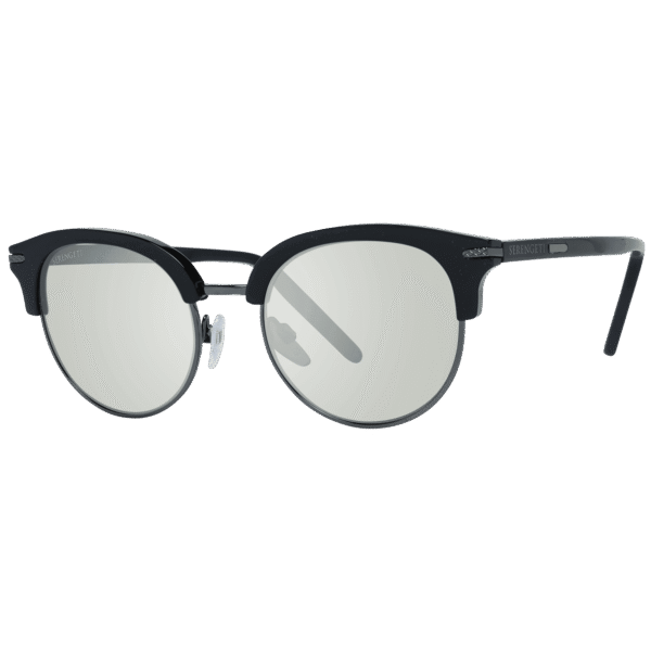 Serengeti Rund Sonnenbrille 8942 50 in Schwarz – 45° Seitenansicht