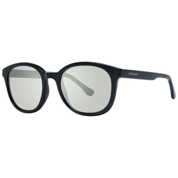 Serengeti Rund Sonnenbrille 8987 51 in Schwarz – 45° Seitenansicht