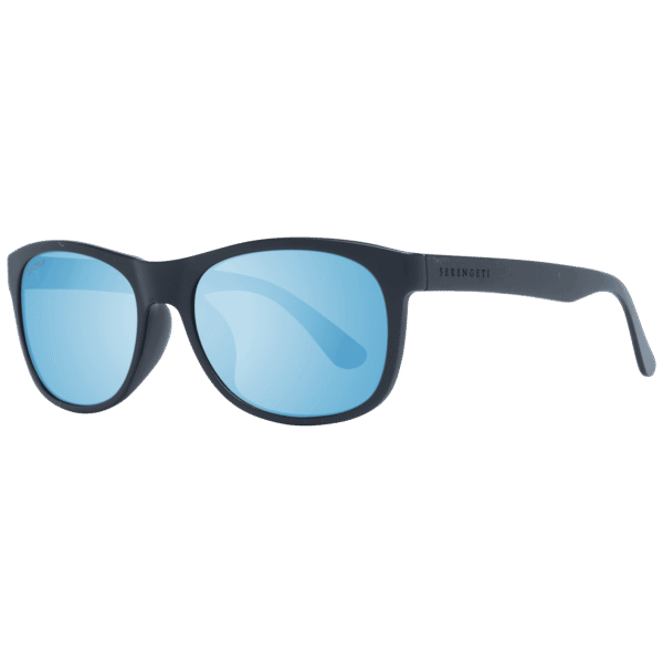 Serengeti Rechteck Sonnenbrille 9034 52 in Schwarz – 45° Seitenansicht