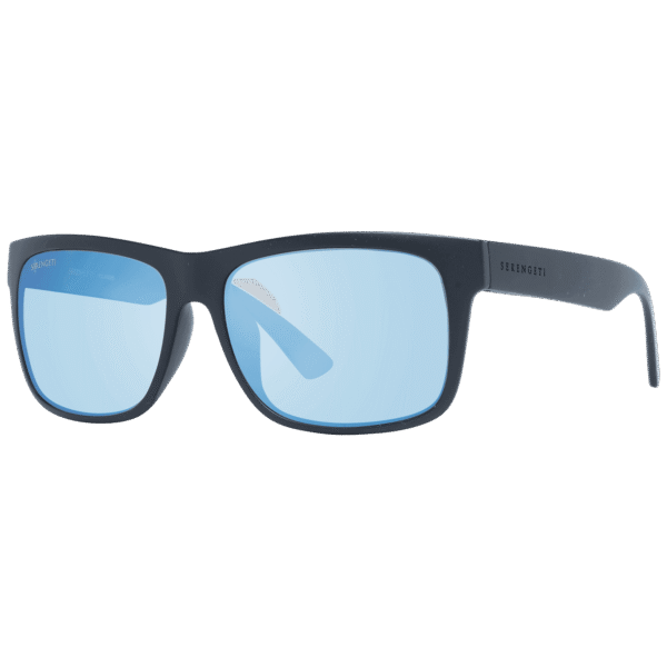 Serengeti Rechteck Sonnenbrille 9044 56 in Schwarz – 45° Seitenansicht