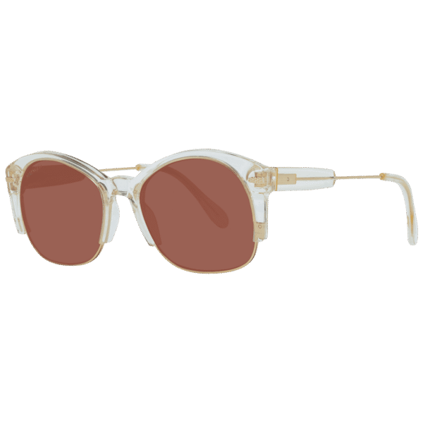 Serengeti Rund Sonnenbrille SS529003 53 in Gold – 45° Seitenansicht