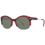 Serengeti Rund Sonnenbrille SS529004 53 in Rot – 45° Seitenansicht