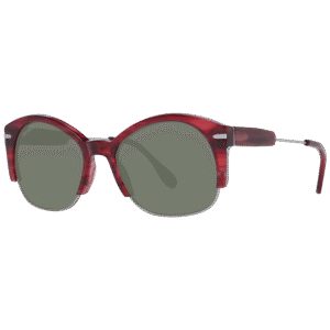 Serengeti Rund Sonnenbrille SS529004 53 in Rot – 45° Seitenansicht
