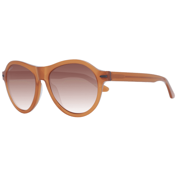 Serengeti Rund Sonnenbrille SS527002 56 in Braun – 45° Seitenansicht