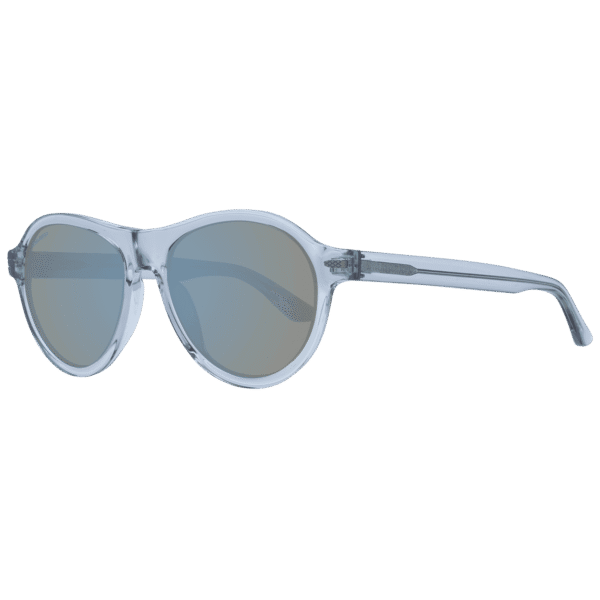 Serengeti Rund Sonnenbrille SS527003 56 in Transparent – 45° Seitenansicht
