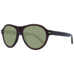 Serengeti Rund Sonnenbrille SS527004 56 in Braun – 45° Seitenansicht