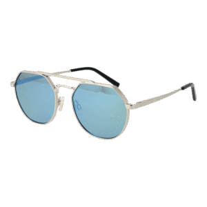 Serengeti Pilotenbrille Sonnenbrille SS533004 Shelby in Silber – 45° Seitenansicht