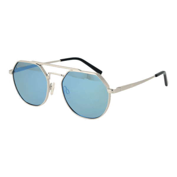 Serengeti Pilotenbrille Sonnenbrille SS533004 Shelby in Silber – 45° Seitenansicht