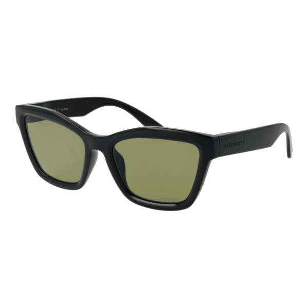 Serengeti Katzenaugen Sonnenbrille SS537005 Rolla in Schwarz – 45° Seitenansicht