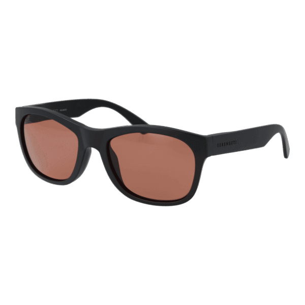 Serengeti Rechteck Sonnenbrille SS557003 in Schwarz – 45° Seitenansicht