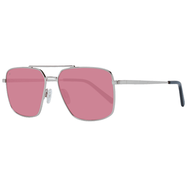Serengeti Pilotenbrille Sonnenbrille SS554005 56 in Silber – 45° Seitenansicht