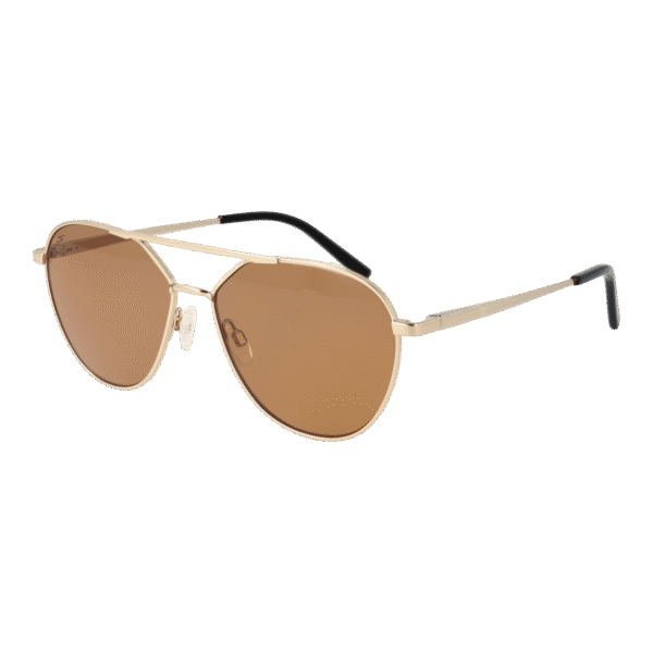 Serengeti Pilotenbrille Sonnenbrille SS555001 in Gold – 45° Seitenansicht