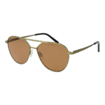 Serengeti Pilotenbrille Sonnenbrille SS555002 in Grün – 45° Seitenansicht