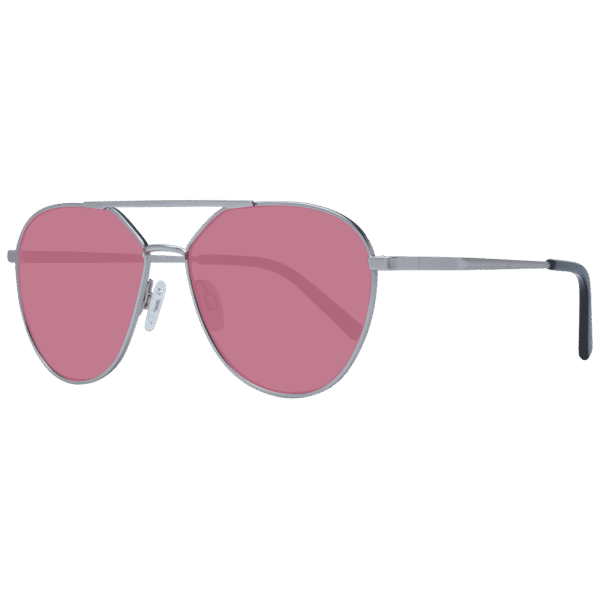 Serengeti Pilotenbrille Sonnenbrille SS555005 59 in Silber – 45° Seitenansicht