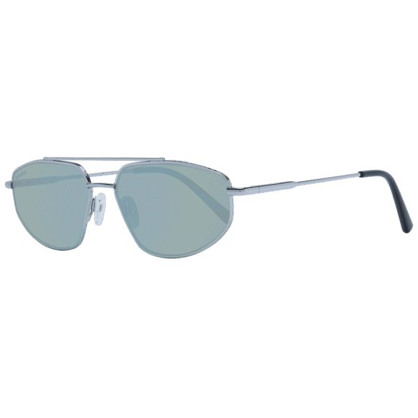 Serengeti Pilotenbrille Sonnenbrille SS539002 57 in Silber – 45° Seitenansicht